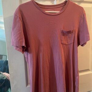 J. Crew Men's Dusty Rose Pocket Tee